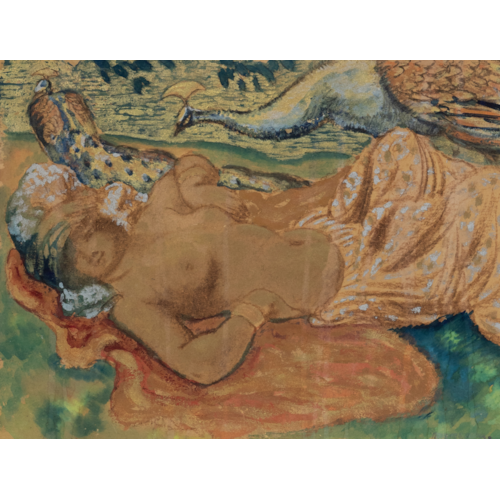 Odette aux seins nus